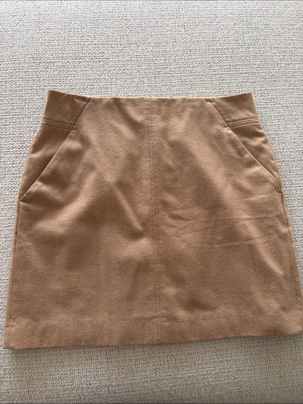 LOFT Camel Mini Skirt (W6)